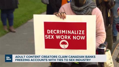 Adult content creators claim Canadian banks cancelling accounts over ties to sex industry